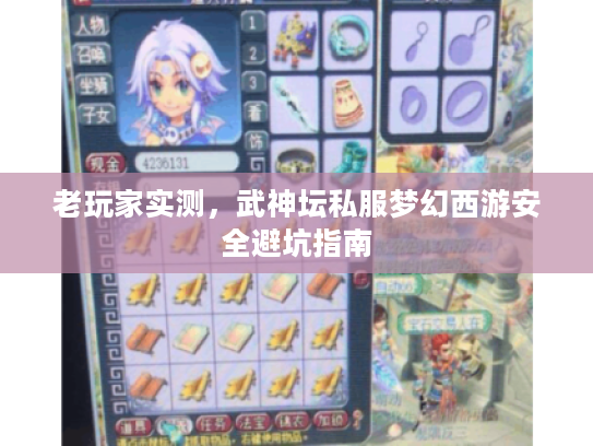 老玩家实测，武神坛私服梦幻西游安全避坑指南