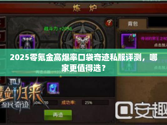 2025零氪金高爆率口袋奇迹私服评测,哪家更值得选? 2025零氪金高爆率口袋奇迹私服评测,哪家更值得选?