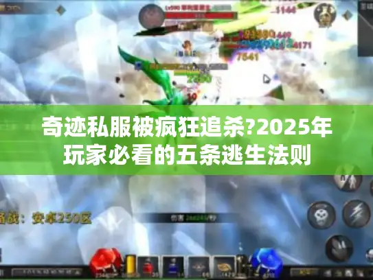 奇迹私服被疯狂追杀?2025年玩家必看的五条逃生法则