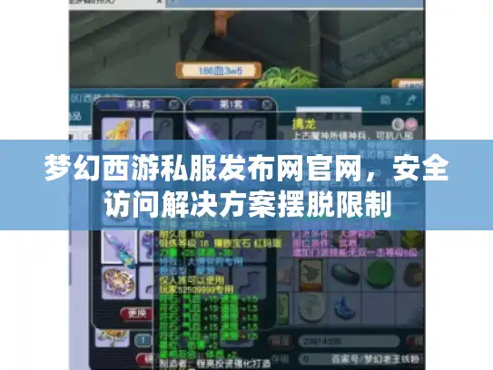 梦幻西游私服发布网官网，安全访问解决方案摆脱限制