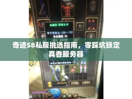 奇迹S8私服挑选指南，零踩坑锁定真香服务器