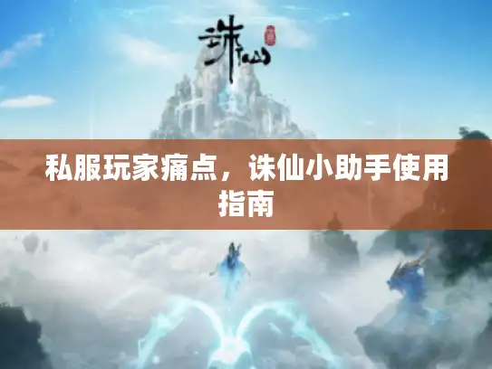 私服玩家痛点，诛仙小助手使用指南