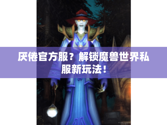 厌倦官方服？解锁魔兽世界私服新玩法！