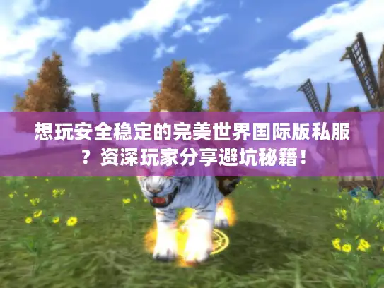 想玩安全稳定的完美世界国际版私服？资深玩家分享避坑秘籍！