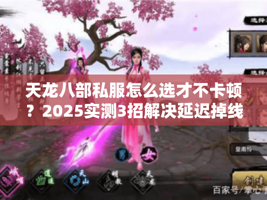 天龙八部私服怎么选才不卡顿?2025实测3招解决延迟掉线 天龙八部私服怎么选才不卡顿?2025实测3招解决延迟掉线