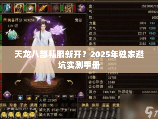 天龙八部私服新开?2025年独家避坑实测手册 天龙八部私服新开?2025年独家避坑实测手册