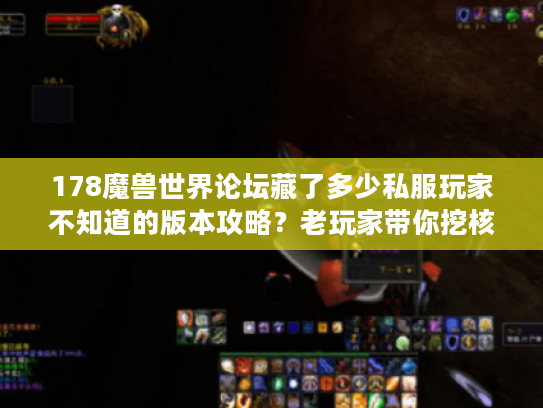 178魔兽世界论坛藏了多少私服玩家不知道的版本攻略？老玩家带你挖核心干货