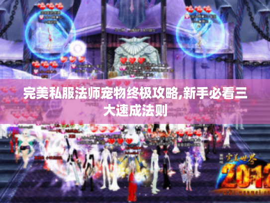 完美私服法师宠物终极攻略,新手必看三大速成法则