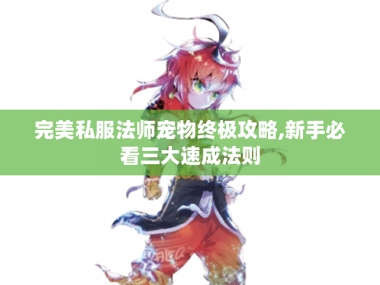 完美私服法师宠物终极攻略,新手必看三大速成法则