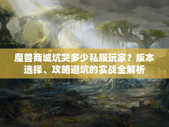 魔兽商城坑哭多少私服玩家？版本选择、攻略避坑的实战全解析