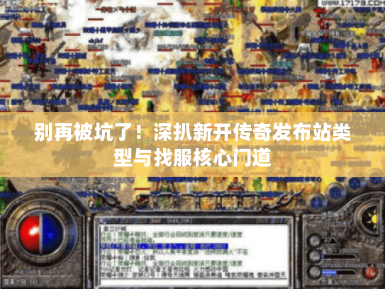 别再被坑了！深扒新开传奇发布站类型与找服核心门道