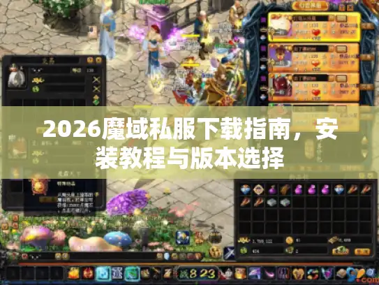 2026魔域私服下载指南，安装教程与版本选择
