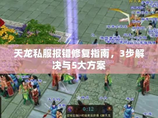 天龙私服报错修复指南，3步解决与5大方案