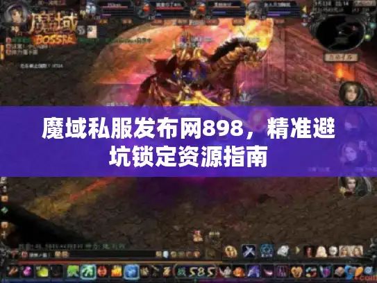 魔域私服发布网898，精准避坑锁定资源指南