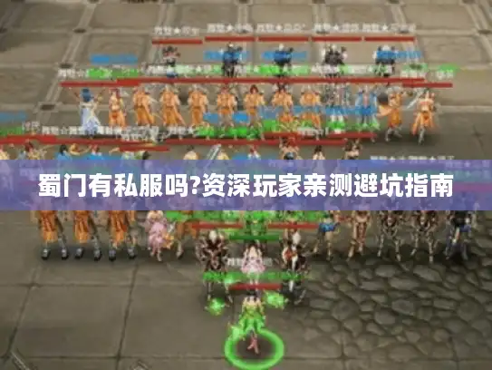 蜀门有私服吗?资深玩家亲测避坑指南