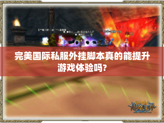 完美国际私服外挂脚本真的能提升游戏体验吗?