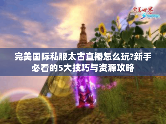 完美国际私服太古直播怎么玩?新手必看的5大技巧与资源攻略