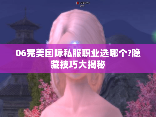 06完美国际私服职业选哪个?隐藏技巧大揭秘