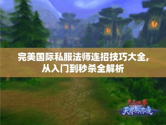 完美国际私服法师连招技巧大全,从入门到秒杀全解析 完美国际私服法师连招技巧大全,从入门到秒杀全解析