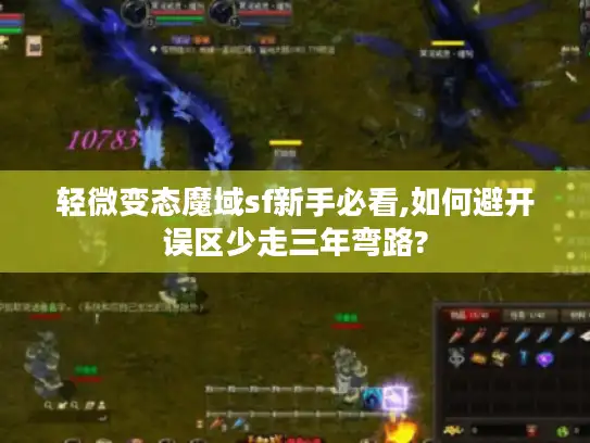 轻微变态魔域sf新手必看,如何避开误区少走三年弯路? 轻微变态魔域sf新手必看,如何避开误区少走三年弯路?