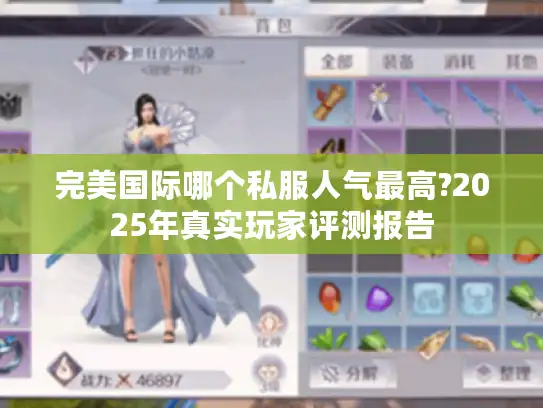 完美国际哪个私服人气最高?2025年真实玩家评测报告