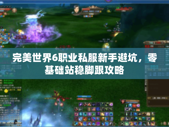 完美世界6职业私服新手避坑，零基础站稳脚跟攻略