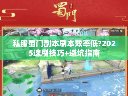私服蜀门副本刷本效率低?2025速刷技巧+避坑指南