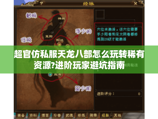 超官仿私服天龙八部怎么玩转稀有资源?进阶玩家避坑指南