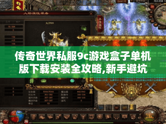 传奇世界私服9c游戏盒子单机版下载安装全攻略,新手避坑指南