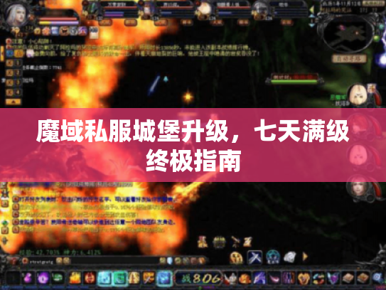 魔域私服城堡升级，七天满级终极指南