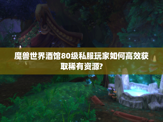 魔兽世界酒馆80级私服玩家如何高效获取稀有资源?
