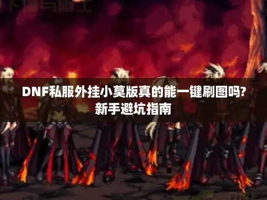 DNF私服外挂小莫版真的能一键刷图吗?新手避坑指南