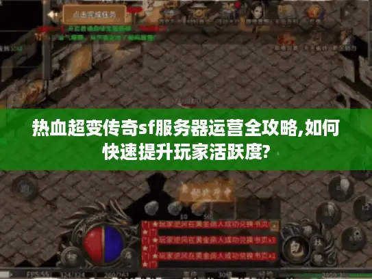 热血超变传奇sf服务器运营全攻略,如何快速提升玩家活跃度?