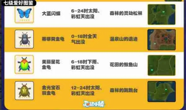 心动小镇长戟大兜虫捕捉攻略