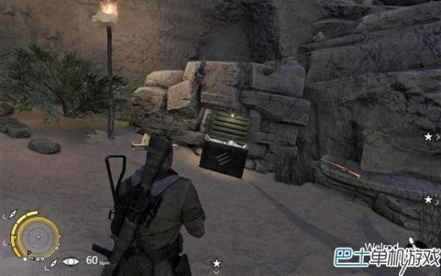 《狙击精英抵抗》第三关武器台位置速查