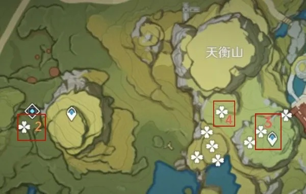 原神甜甜花采集攻略，快速找到高效路线