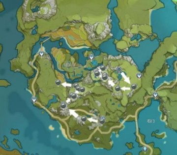 原神4.3清心路线攻略,快速采集! 原神4.3清心路线攻略,快速采集!