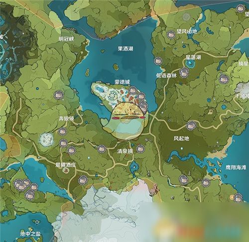 原神4.2地图攻略：新区域锚点位置速查