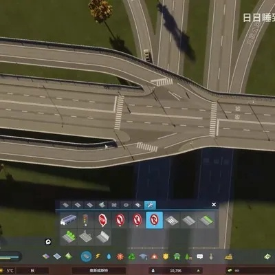 《都市天际线2》T字路口辅道+快车道建造攻略