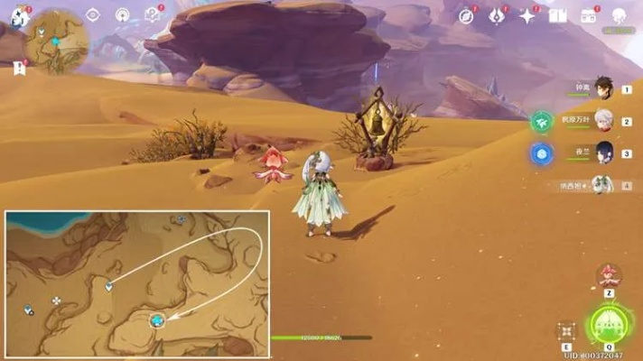 原神3.6灵宝铎位置攻略，须弥沙漠铃铛速寻