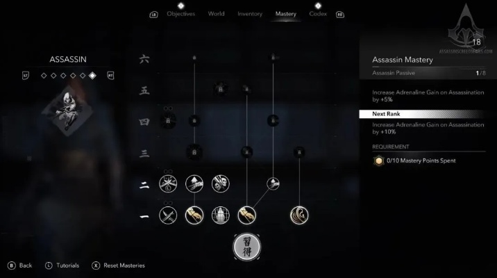 《刺客信条影》机制解析：装备养成攻略全揭秘