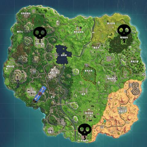 《堡垒之夜》第七赛季挑战攻略：一图流速刷！