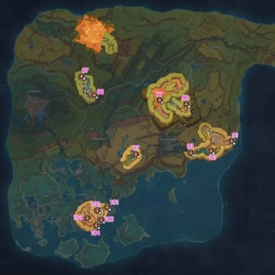 《原神》火神瞳沃陆之邦寻踪：安饶之野、远古圣山火神瞳位置