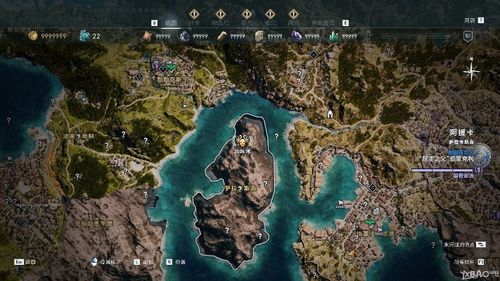 刺客信条奥德赛全神教成员地图攻略