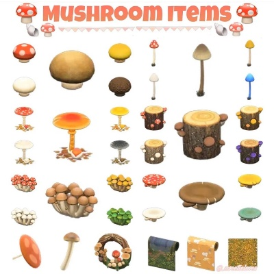 《动物森友会》蘑菇季家具DIY配方及素材一览