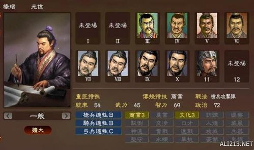 三国志13武将图鉴:群英风采一览 三国志13武将图鉴:群英风采一览