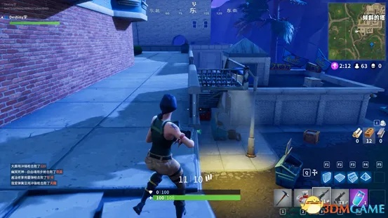 《堡垒之夜》高手攻略：斜塔小镇清场技巧