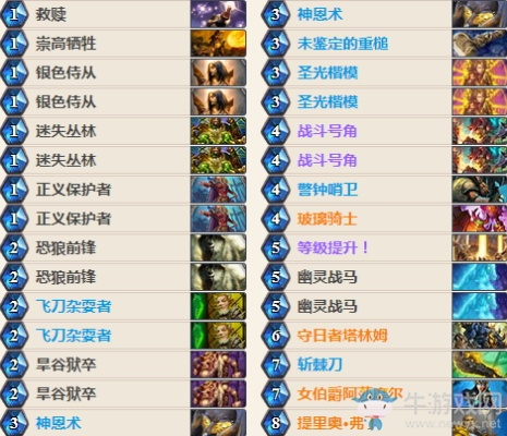 炉石传说世界树骑卡组攻略推荐