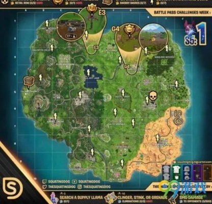 《揭秘！堡垒之夜混沌大地宝箱藏匿图，速来一探究竟》