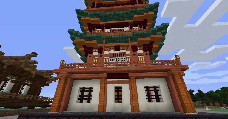 《探秘时节阁！《我的世界》林氏创艺建筑视频深度解析》